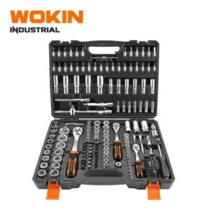 WOKIN Industrial 197PCS Socket Set | طقم سوكيت وراشيت صناعي 197 قطعة