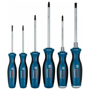 BOSCH PRO Screwdriver Set | طقم مفكات بوش احترافي 6 قطع