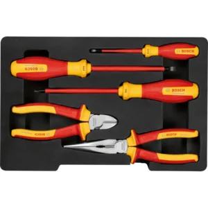 BOSCH VDE Hand Tools Set | طقم عدة بوش معزول 1000 فولت 5 قطع