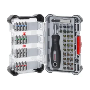 BOSCH Multi-Bit Screwdriver Set | طقم مفك ولقم بوش 50 قطعة