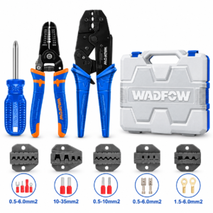 WADFOW Ratchet Crimping Kit | طقم كبس ترامل بقوالب متعددة حتى 35 مم²